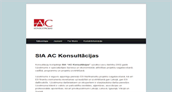 Desktop Screenshot of ack.lv